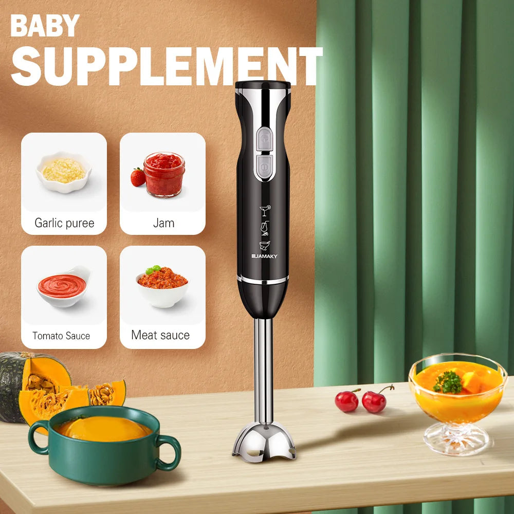 Portable Handheld Cooking Stick 1000W - 5 in 1 Multi-function Blender