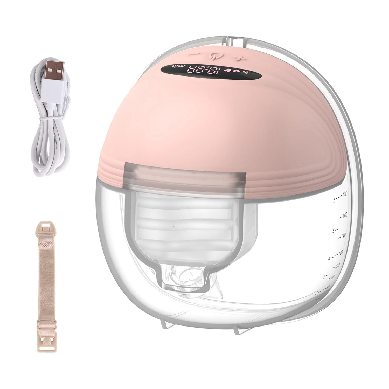 Portable Electric Breast Pump Wearable - Hands Free 3 Modes & 12 Suction Level