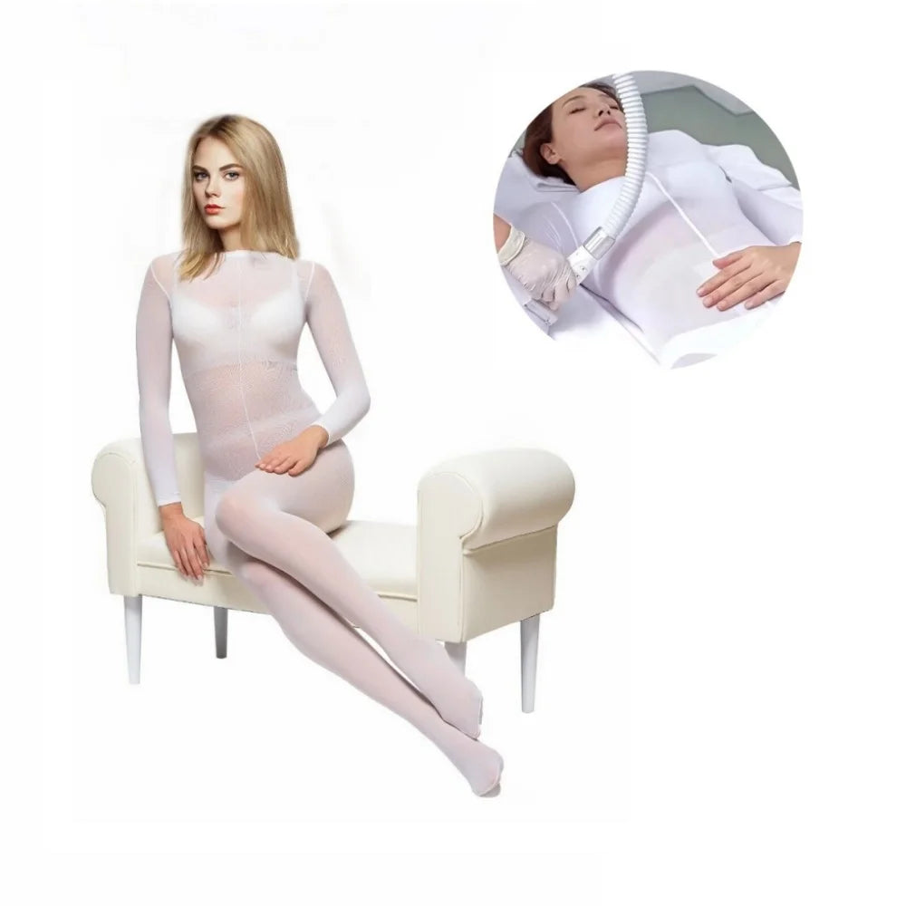 10 Pcs Disposable Bodysuit Vacuum Roller Massage Suit Set Reusable Massage Overalls  for Cellulite Treatment Body Shape