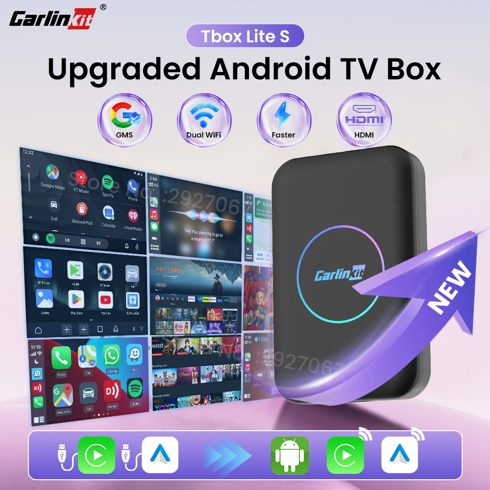 Android TV Box - Wireless CarPlay & HD Output