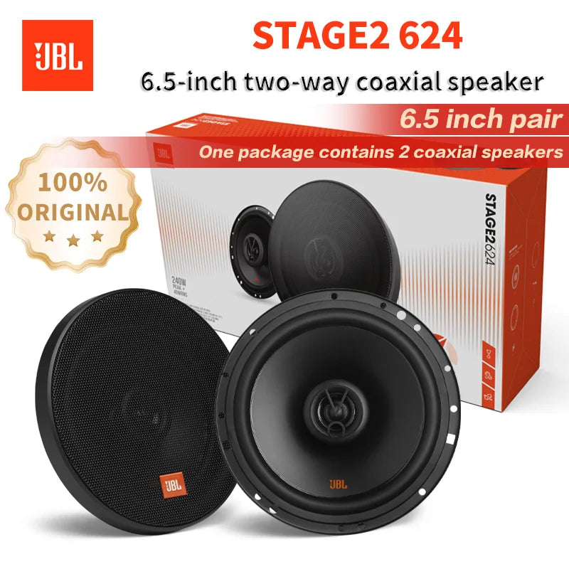 JBL 6.5-inch HiFi coaxial speaker full-range car speaker subwoofer treble midrange music stereo speaker