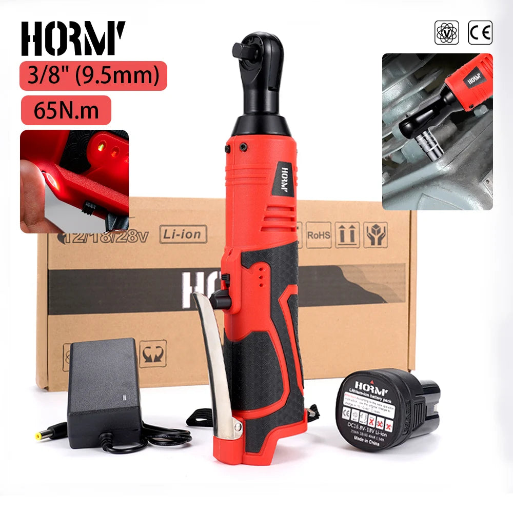 Hormy Cordless Electric Wrench - Right Angle Ratchet Wrenches