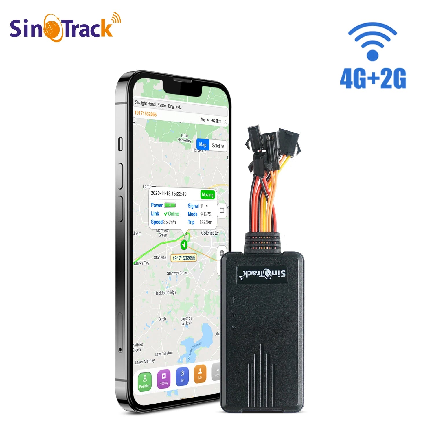GPS Tracker For Car Motorcycle With Cut Off Oil & Power