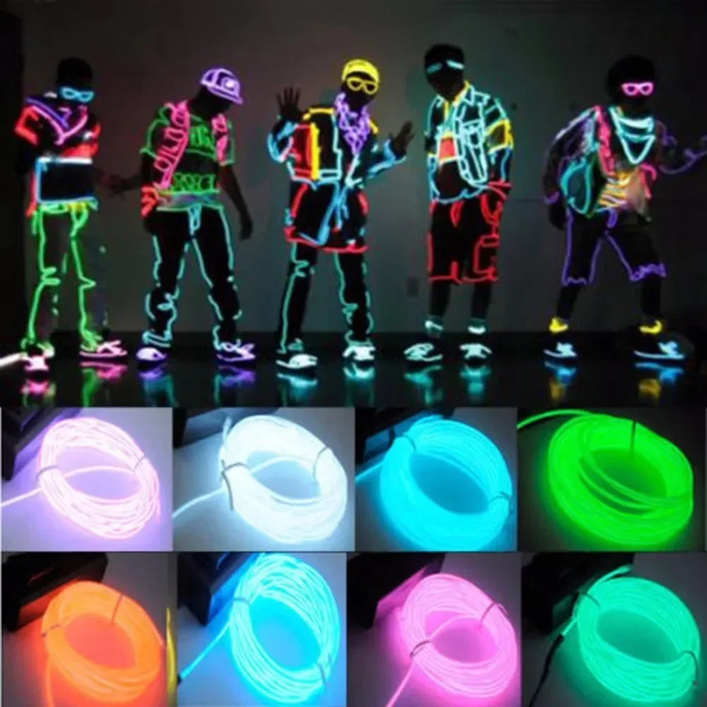 LED Neon Light Decoration - Clothes Ball Rave 1m/3m/5m