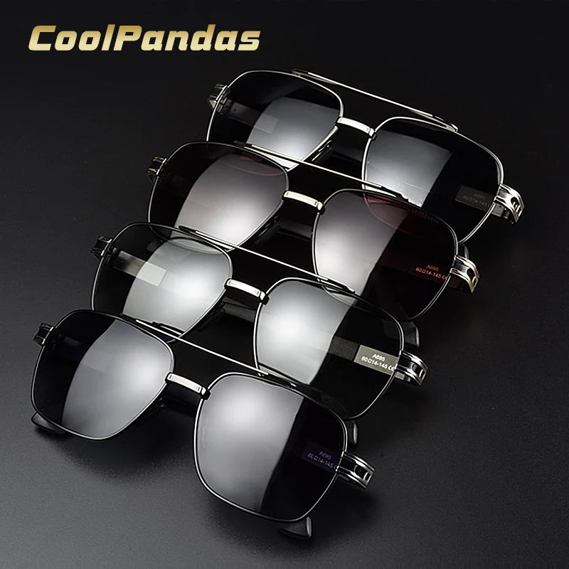Top Quality Aluminum Alloy Sunglasses Polarized Men Photochromic Sun Glasses Women Anti-glare Driving zonnebril heren Oculos de