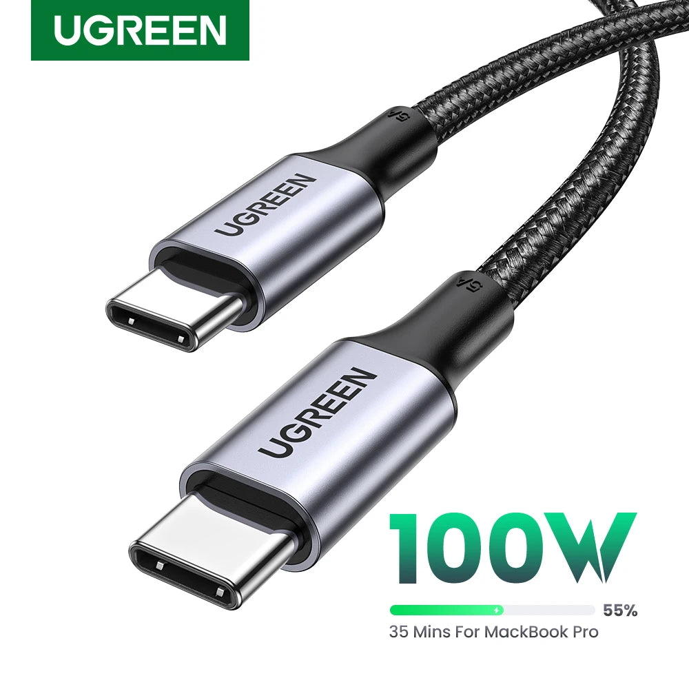 UGREEN USB Type C To USB C Cable - Fast Charging Cord