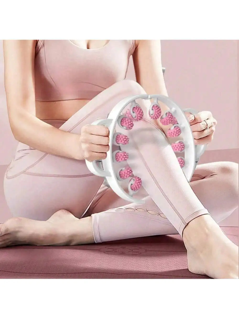 Circular Leg Clamps-360 Degree Muscle Roller Massager Muscle Roller Neck Arm Leg Muscle Relax Massager Sports Yoga