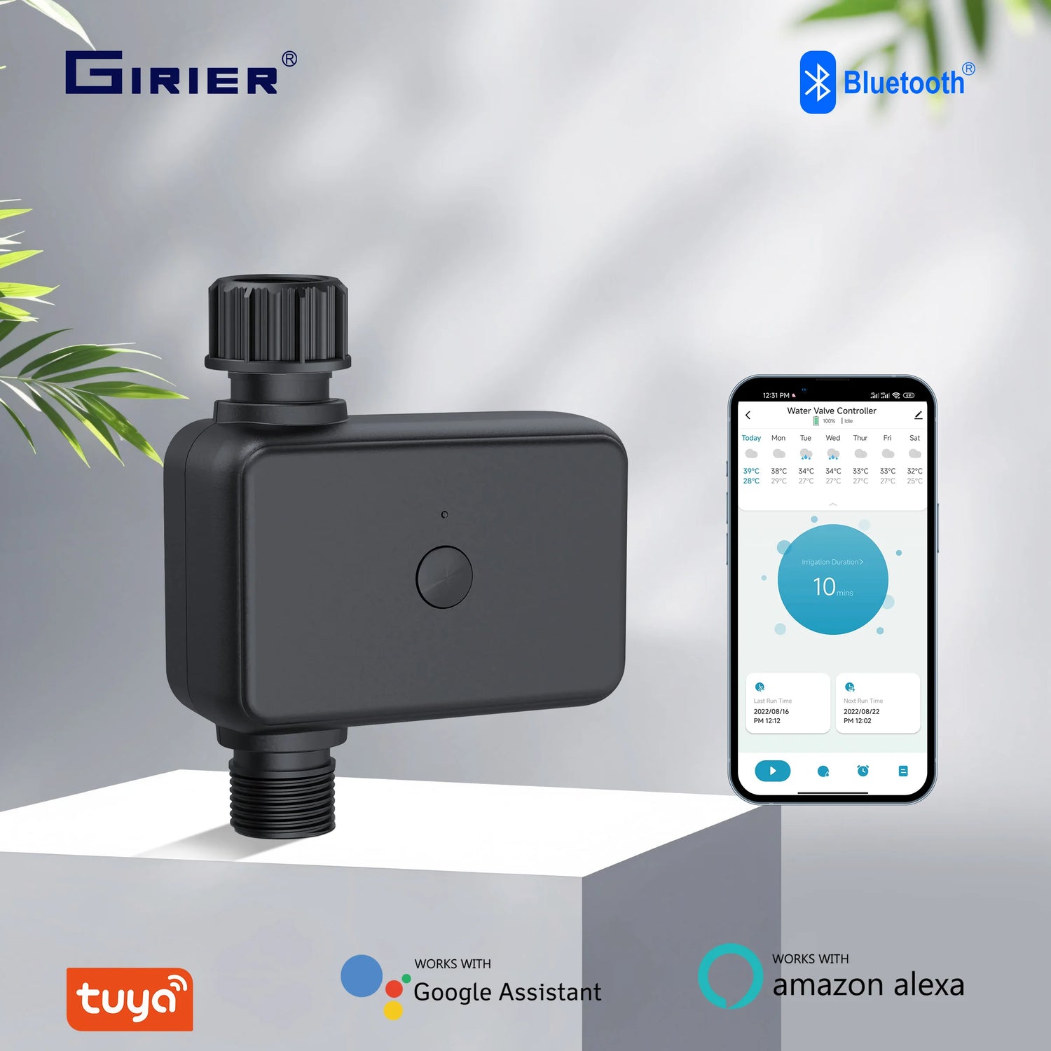 Smart Water Timer - Bluetooth Programmable Sprinkler Timer