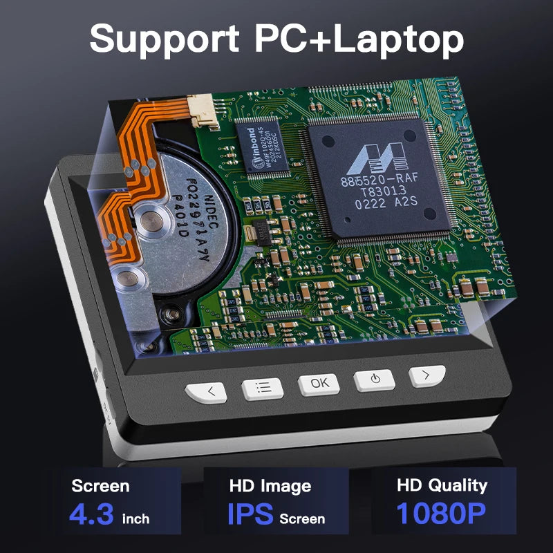 Digital Microscope - 50 to 1000x Coin Microscopio