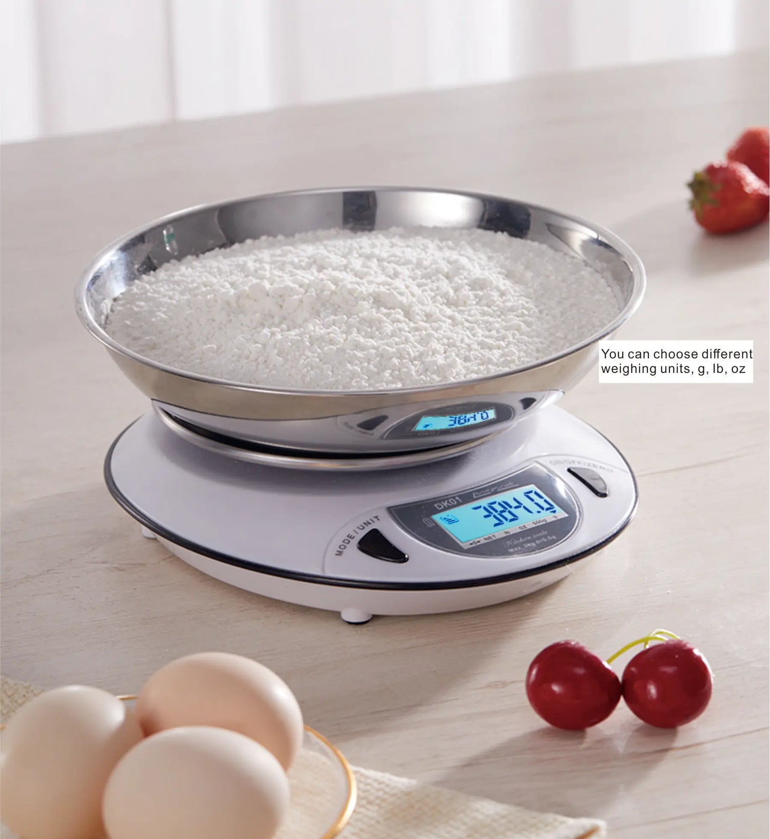 Digital Kitchen Scale - Gram and Oz Scale with LCD