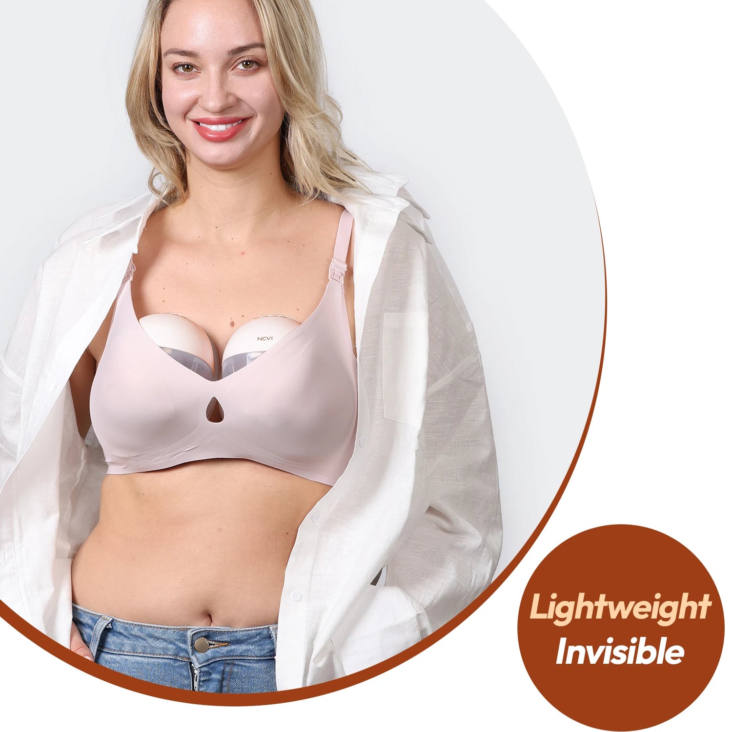 Electric Wearable Breast Pump - Hands-Free, 4 Modes & 9 Levels