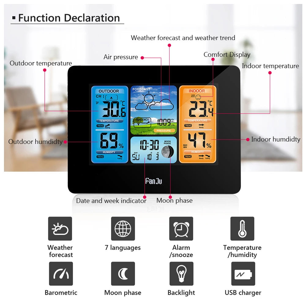 LCD Digital Weather Station