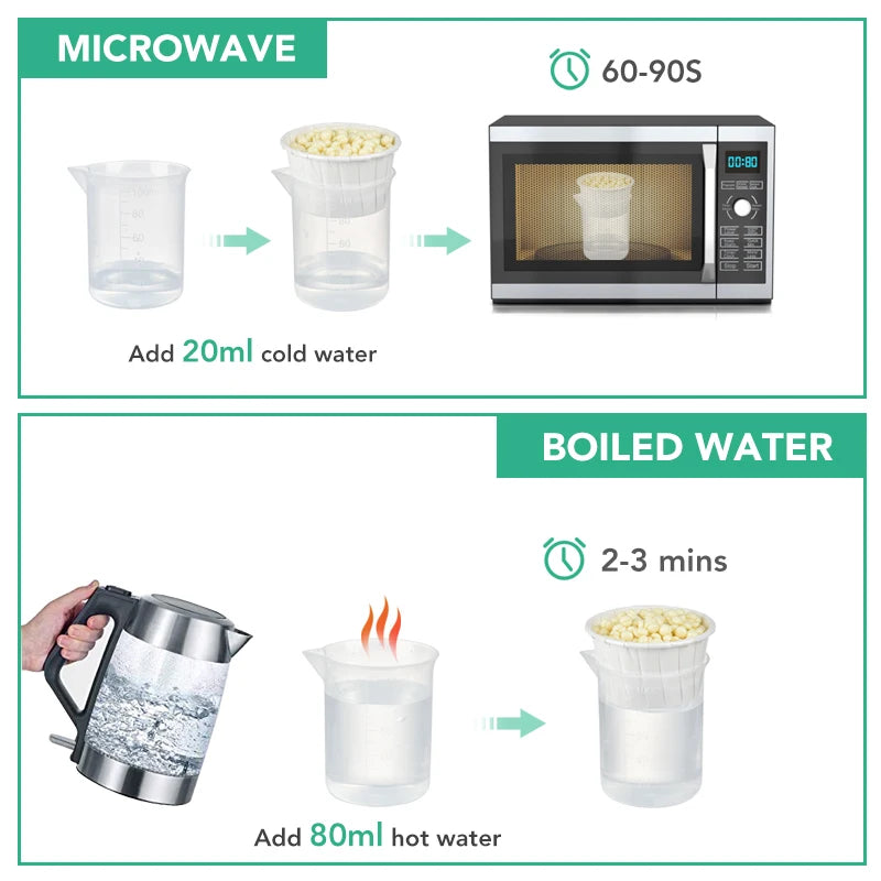 Portable Nose Wax Kit for Man and Women Painless Paper-Free Nose Hair Removal Cleaning Waxing Beans Depilation Kit Nose Clipper