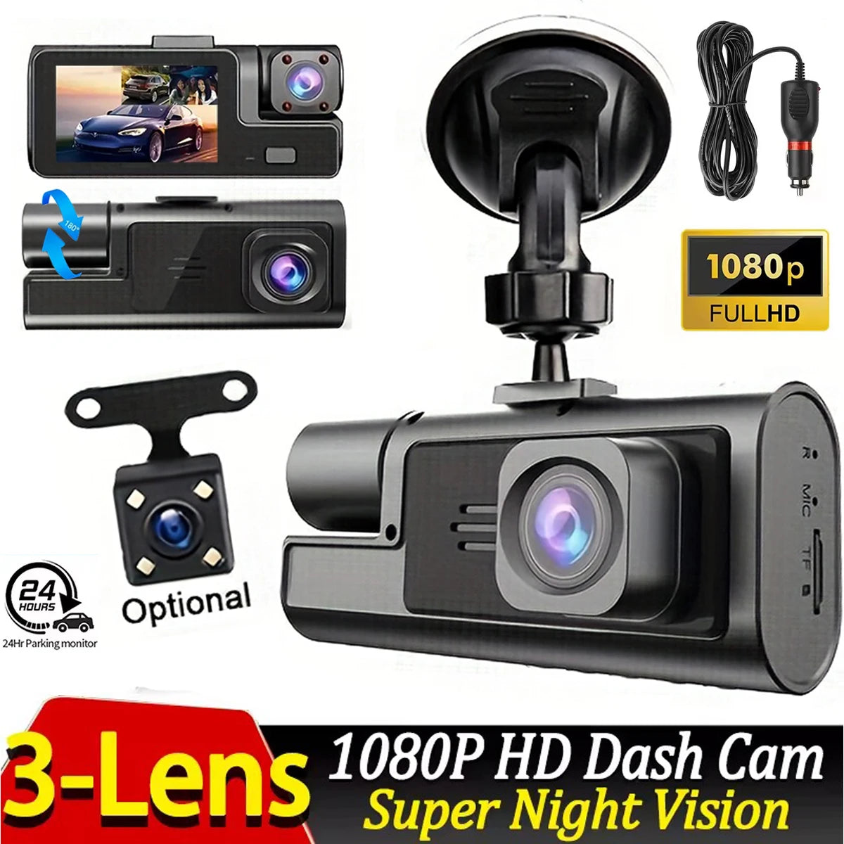 DashCam - Car Recording Camera - Night Vision