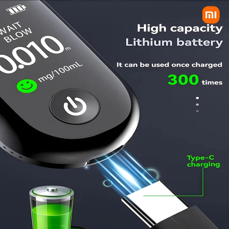 Portable Mini Digital Breath Alcohol Tester