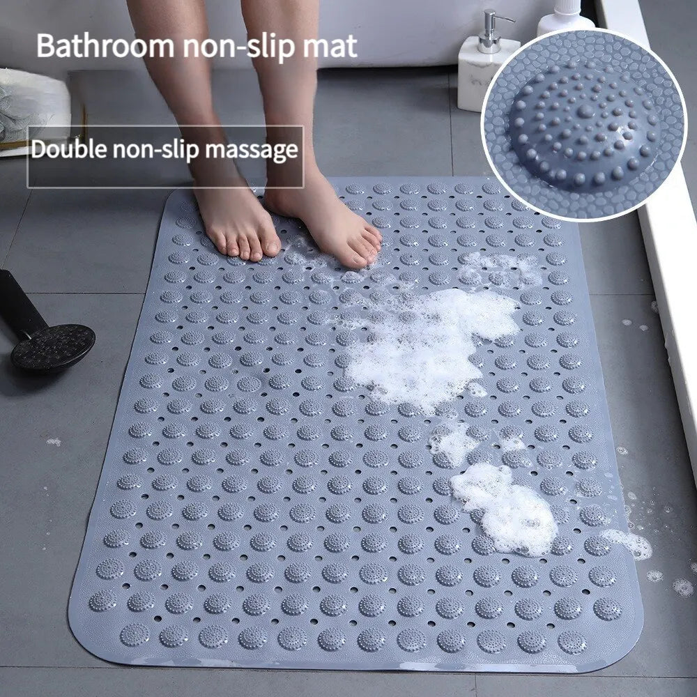 Shower Bath Mat - Tub Pad - Hollow Hydrophobic Thicken Anti Slip Pad
