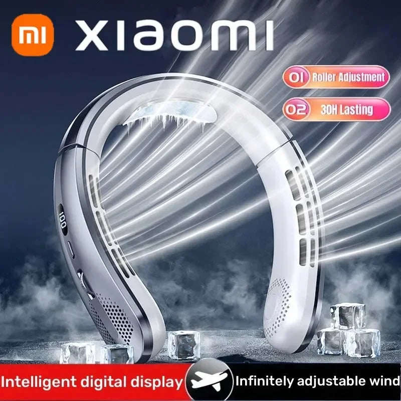 Xiaomi USB Hanging Neck Fan - Bladeless Electric Air Cooler - 8000mAh