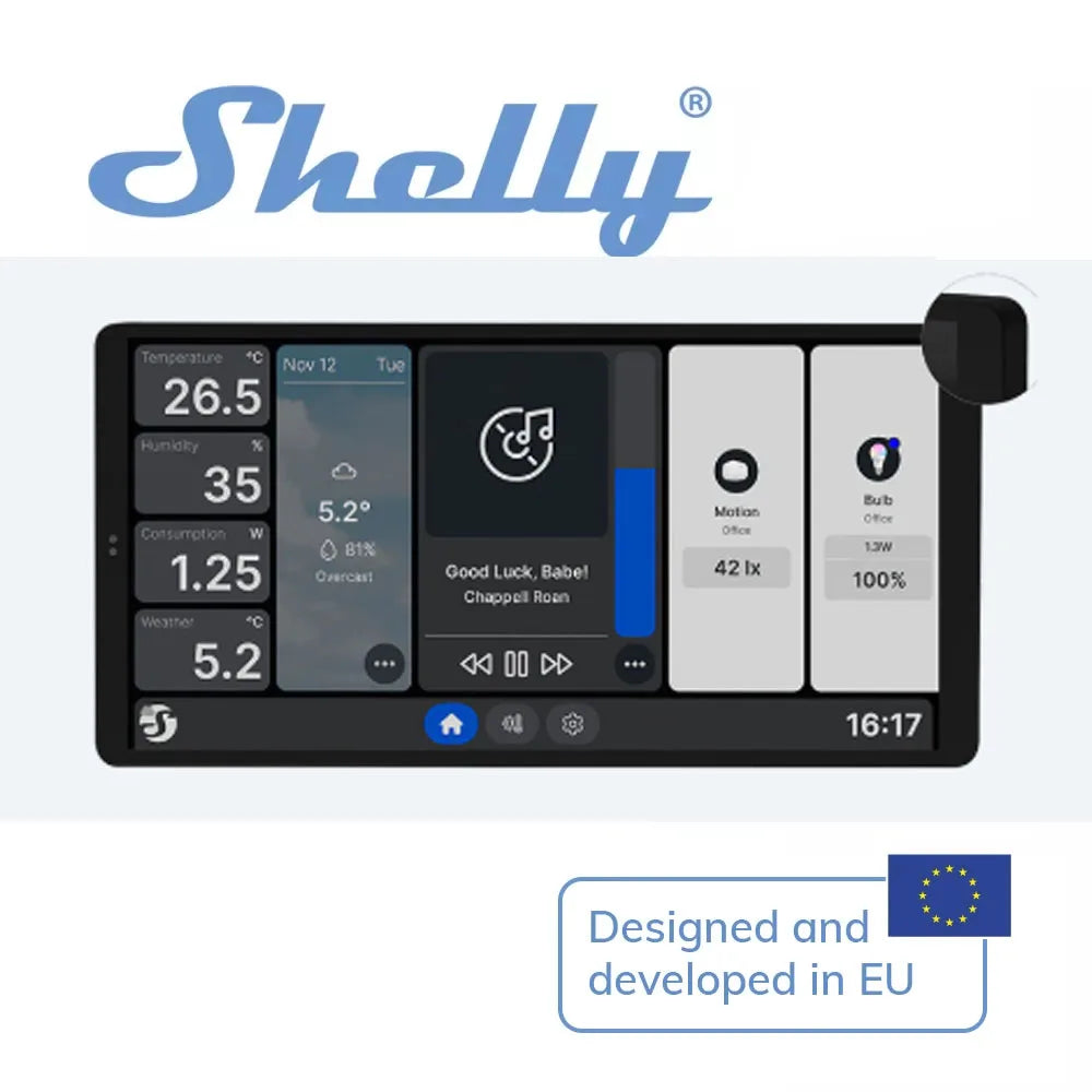 Smart Home Display - Wi-Fi and Bluetooth for Effortless Monitoring