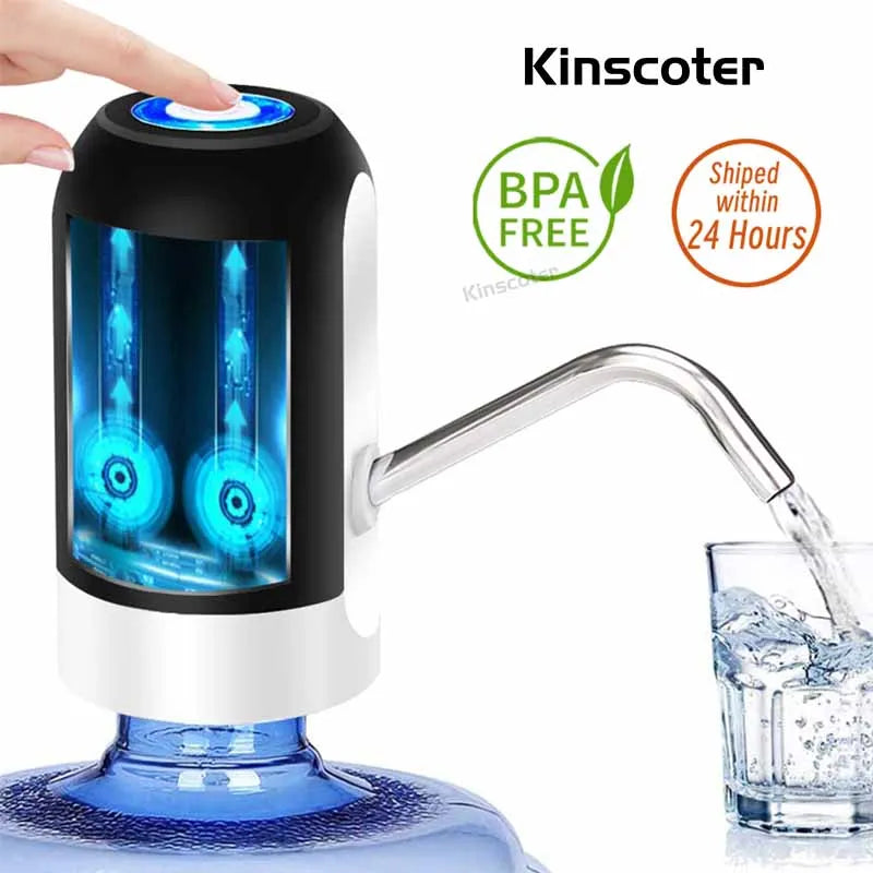 Portable Automatic Drinking Water Pump with Switch and USB Charging