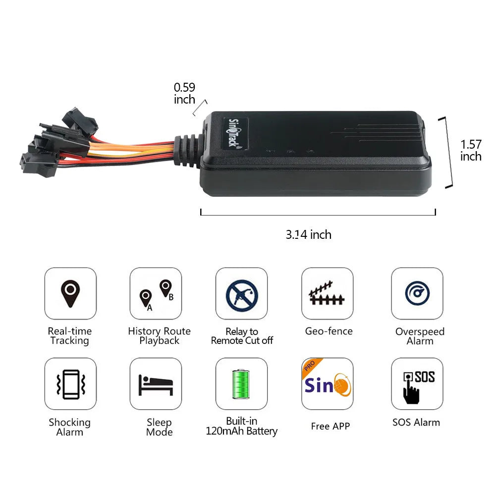 GPS Tracker ST-906L For Car & Motorcycle - Vehicle Tracking Device