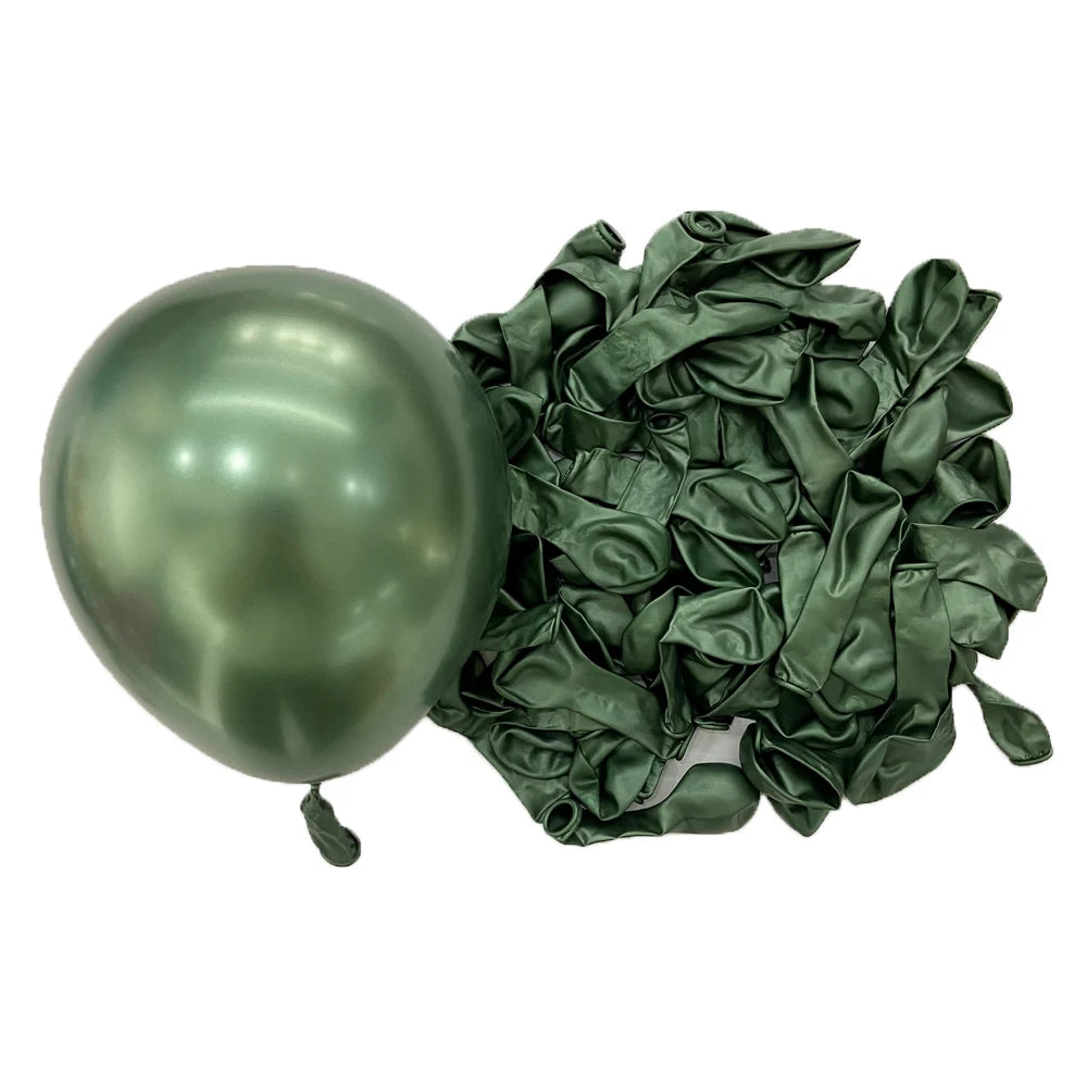 12inch Metal Birthday Balloons 10/20/30Pcs Silver Champagne Chrome Gold Metallic Balloon for Birthday Baby Shower Wedding Decor