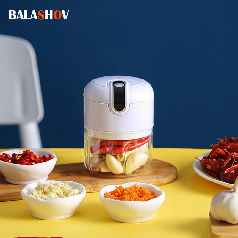 Mini Electric Mixers - Food Processor - Garlic, Chili Chopper