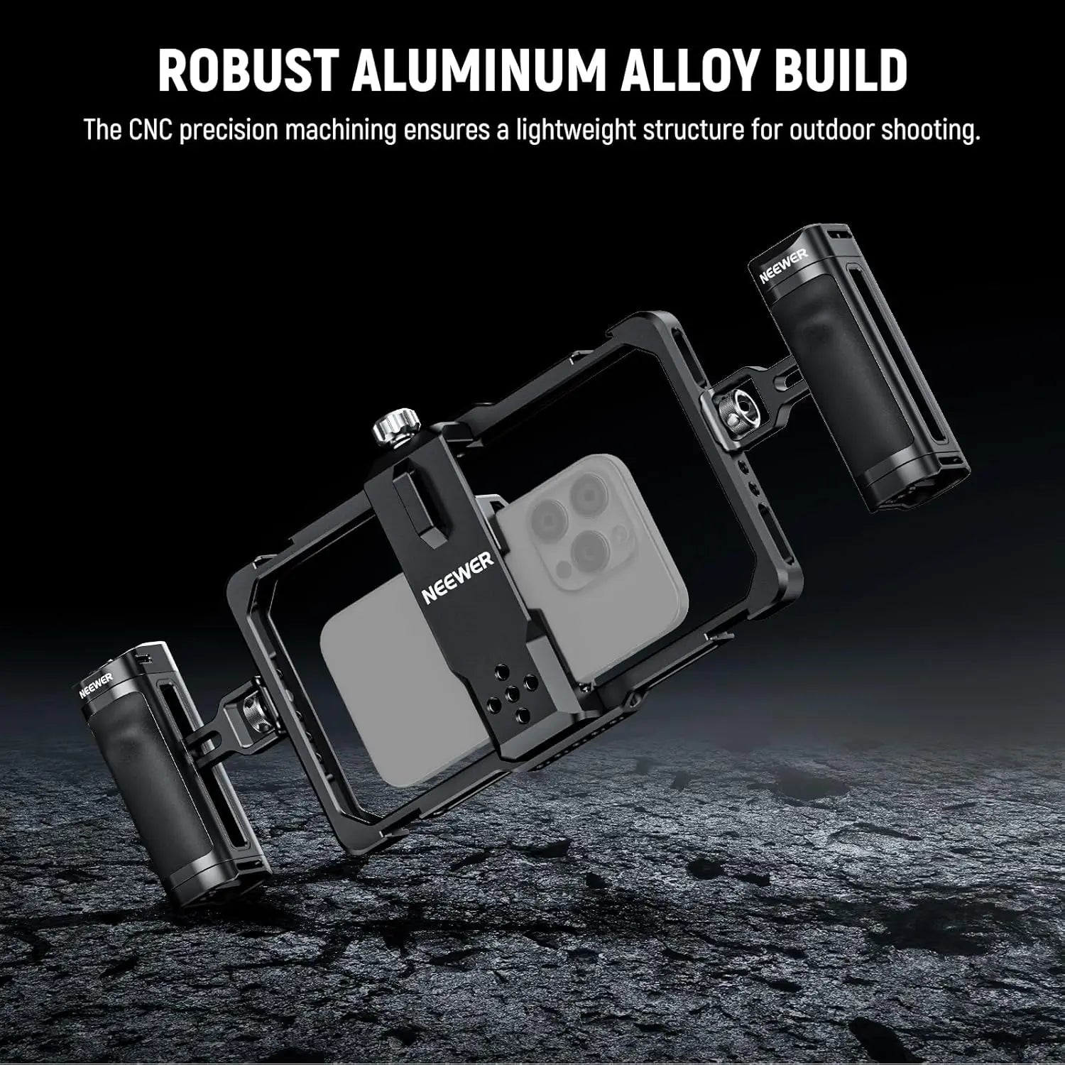 NEEWER Universal Phone Cage Rig with Bluetooth Side Handle