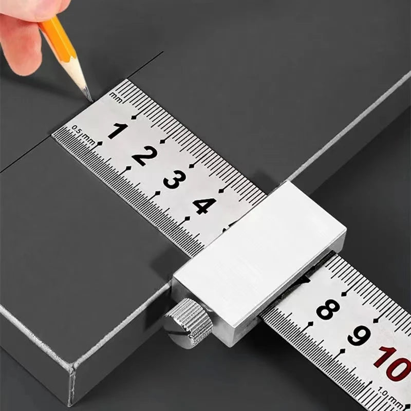 Metal Square Ruler Positioning, Measuring, Marking Gauge