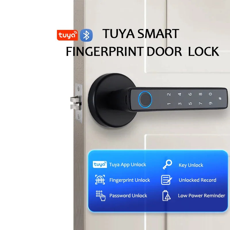 Smart Fingerprint Bluetooth Wireless Digital Door Lock