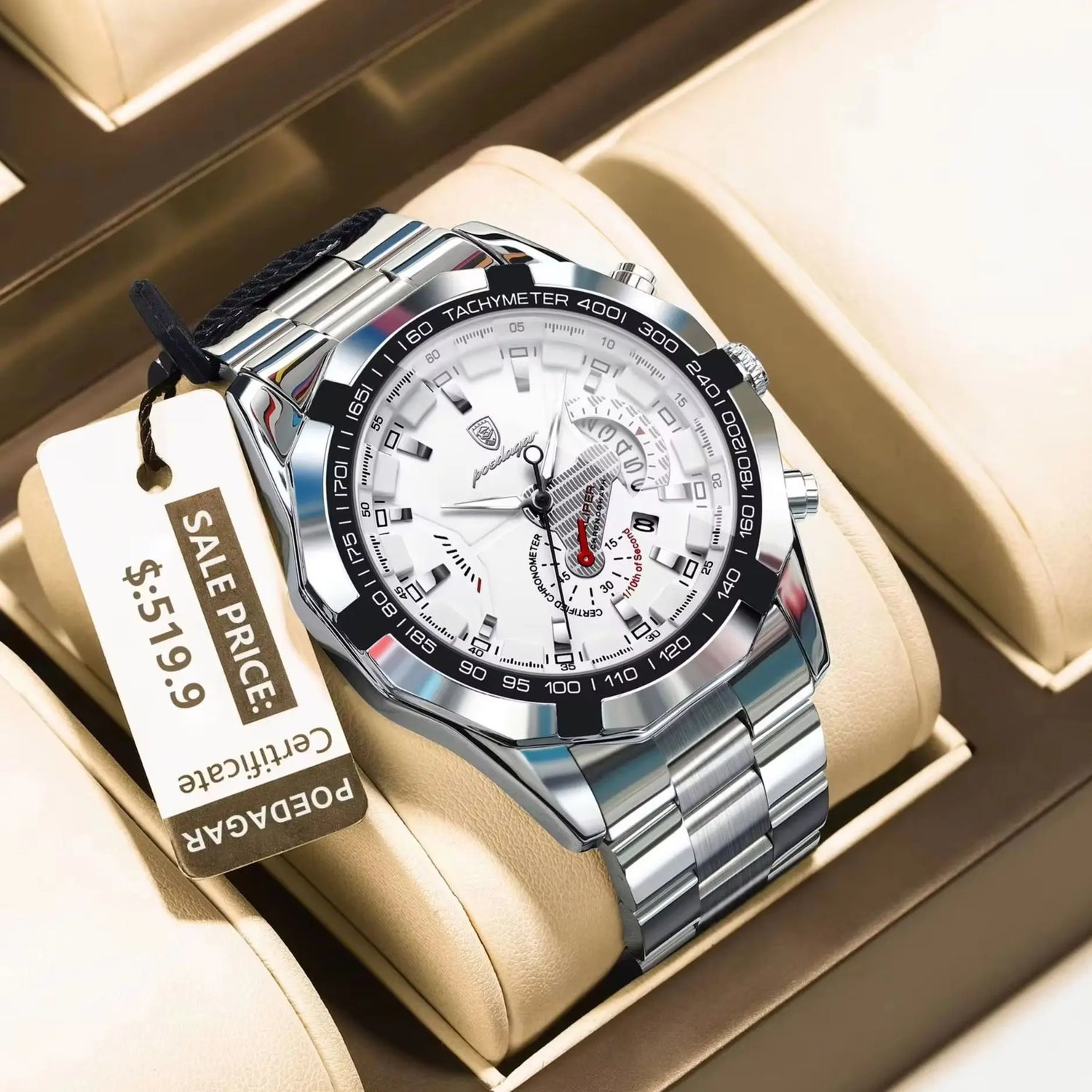 Business Military Waterproof Luminous Man Wristwatch - 1801