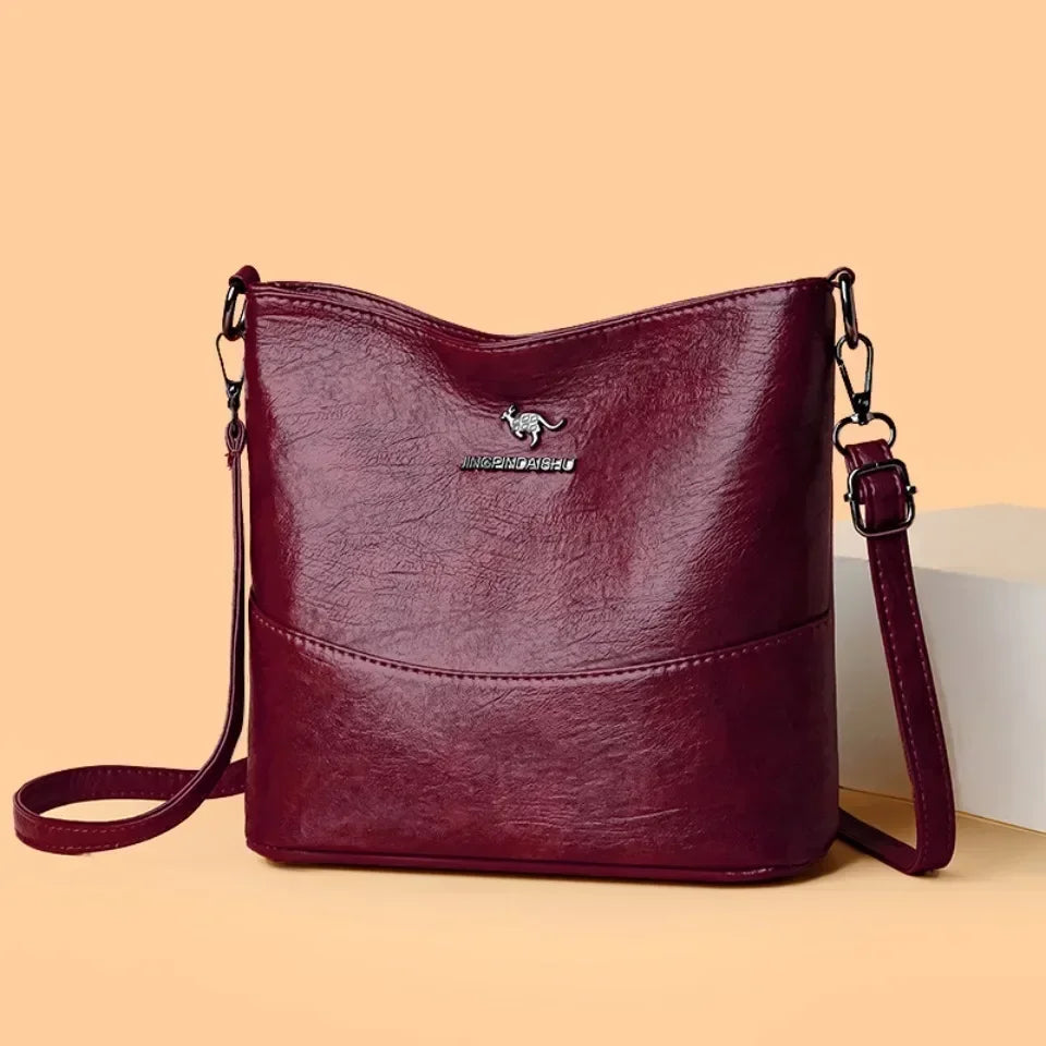 Soft Pu Leather Crossbody Bag for Women 2025 Luxury Handbag Women's Bag Designer Female Casual Hand Shoulder Sac A Main