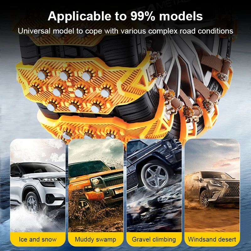 Winter Tire Wheels Snow Chains - Anti-skid Chains
