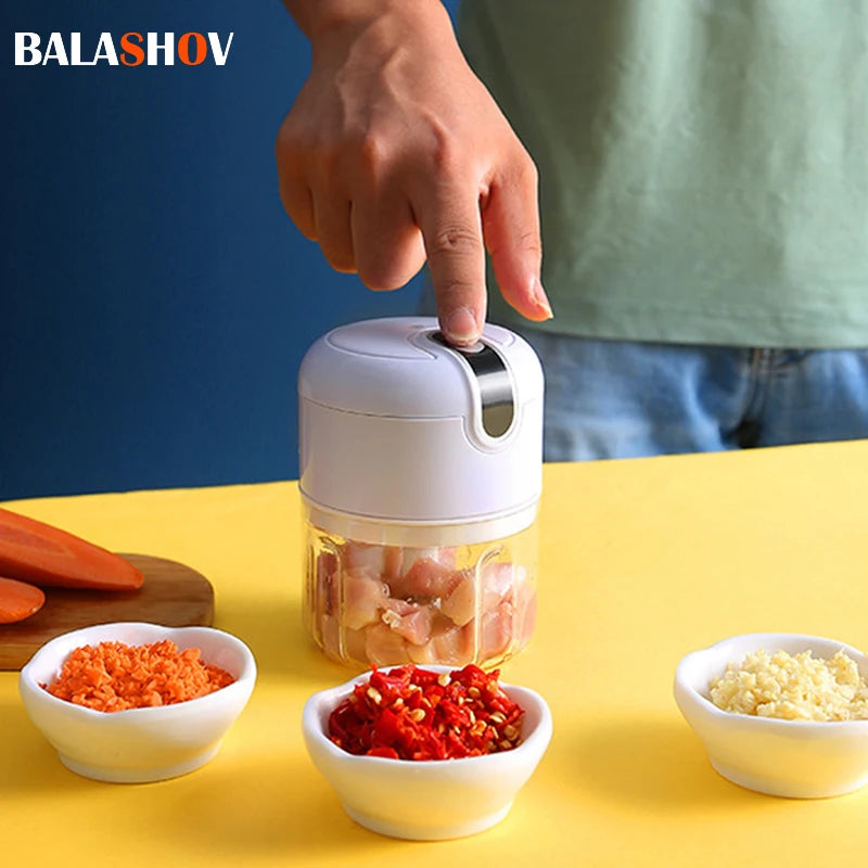 Mini Electric Mixers - Food Processor - Garlic, Chili Chopper