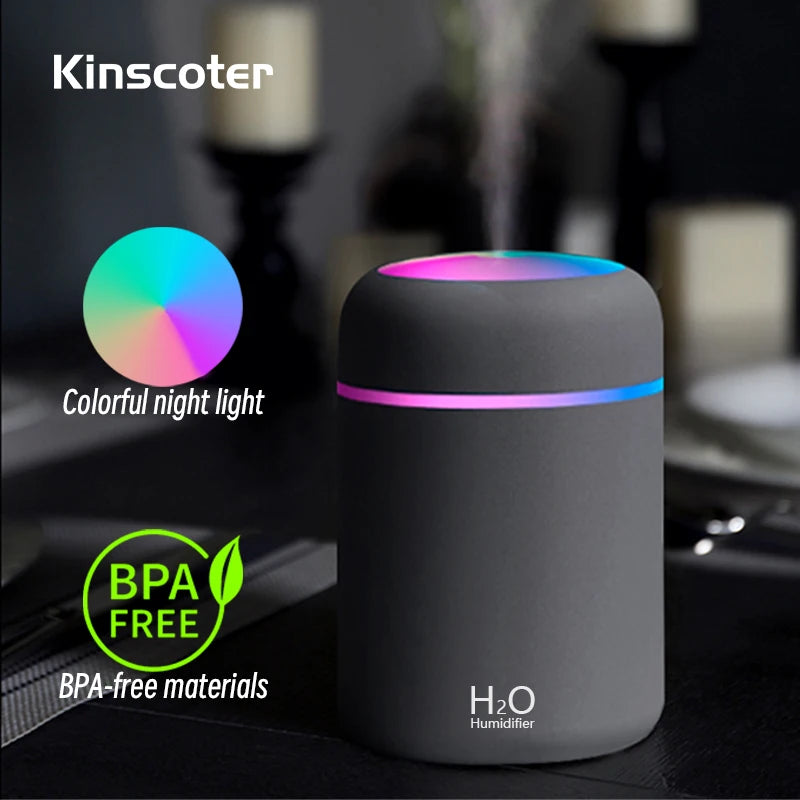 H2O Air Humidifier Portable Mini USB Aroma Diffuse