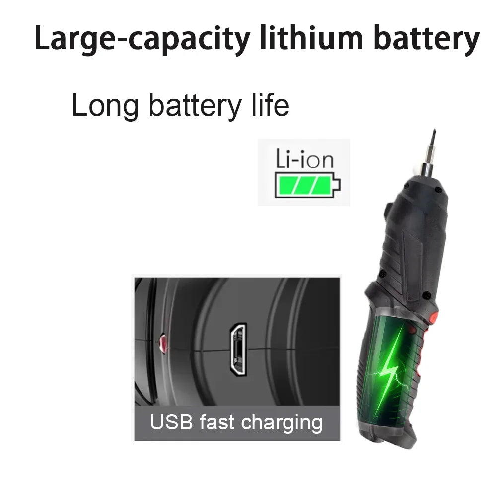 Cordless Power Tools Set Electric Drill