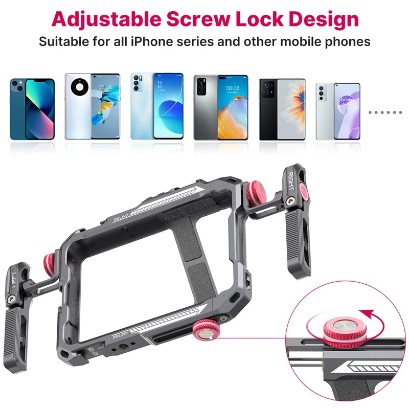 Ulanzi Lino Video Vlog Rig Handle For 5.4'' to 6.7'' Phone