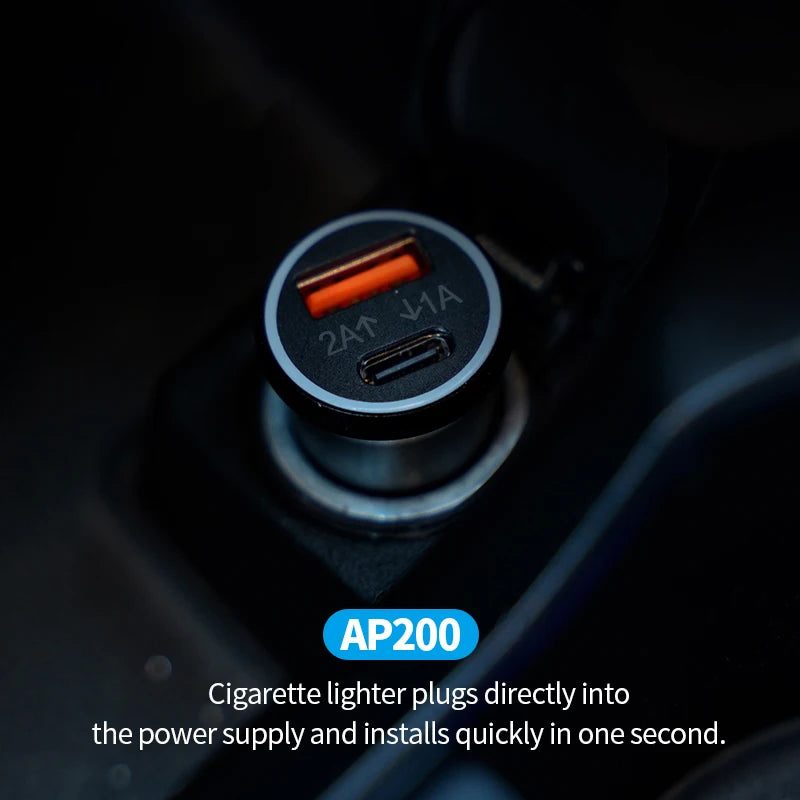 Car Charge GPS Locator - 20W USB Phone Charger Fast Charging Type C