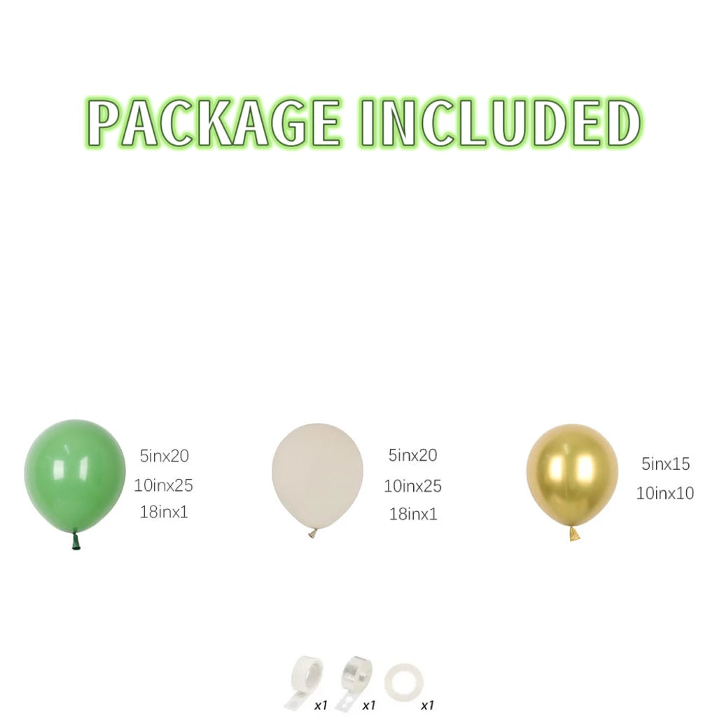 Sage Green Balloon Garland Arch Kit