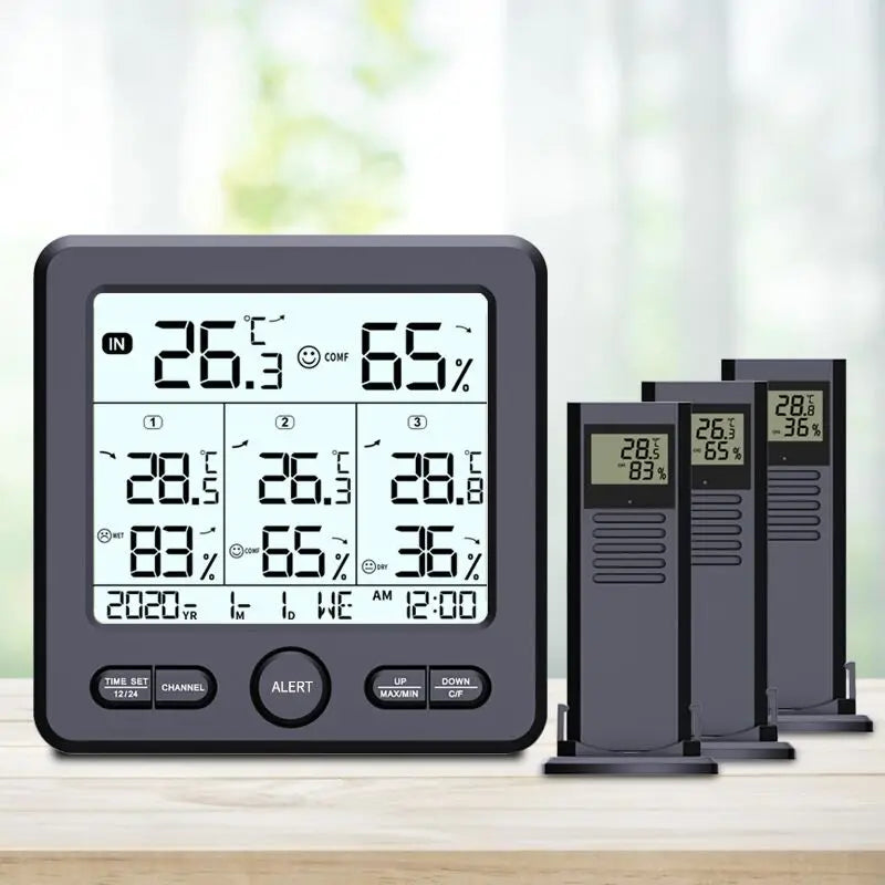 Wireless Indoor Outdoor Thermometer Hygrometer - Weather Station