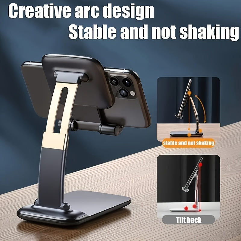 Desk Mobile Phone Holder Stand for iPhone for iPad Adjustable Desktop Tablet Holder Universal Table Cell Phone Stand