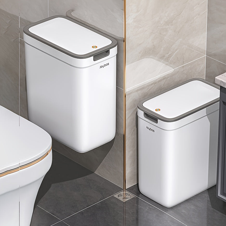Joybos Wall-Mounted Bathroom Trash Can: Odor-Sealing, Touchless, and Space-Saving
