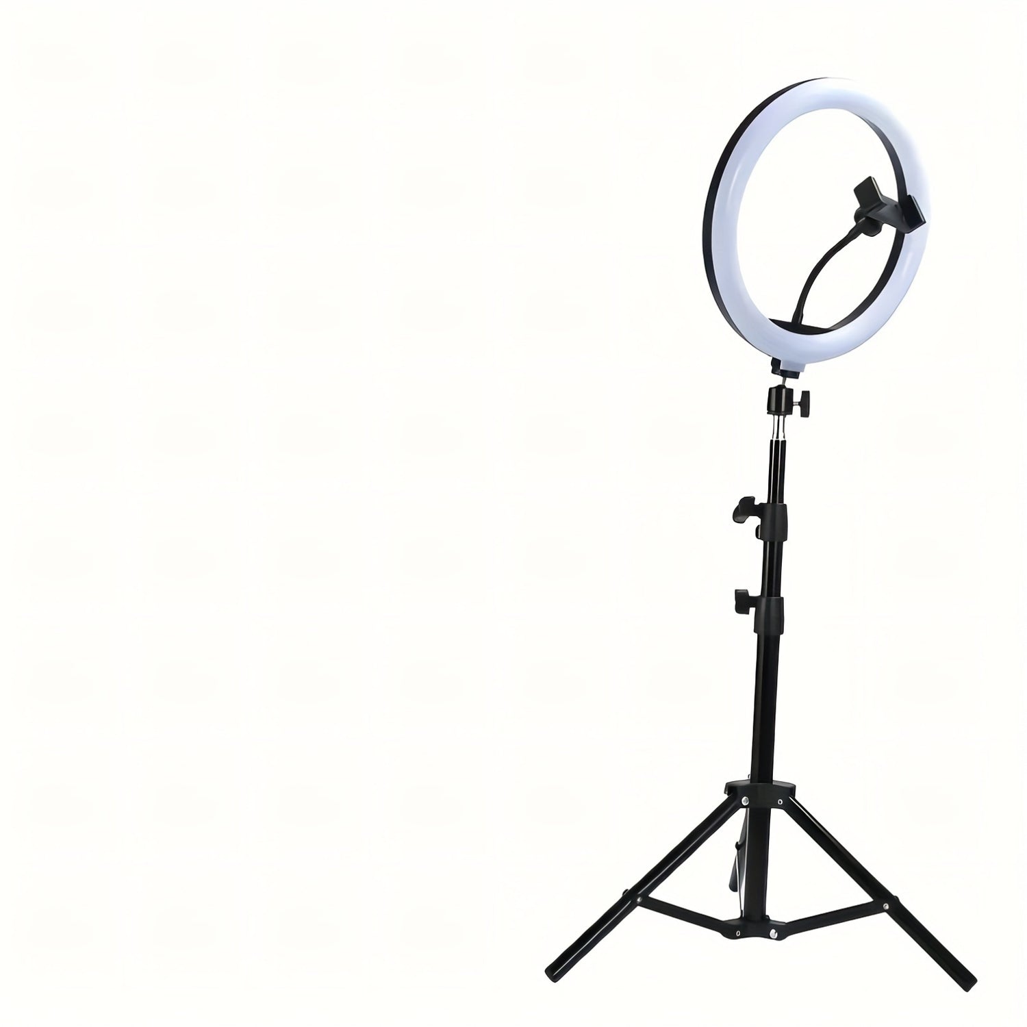 10-Inch Selfie Ring Light with Tripod Stand, LED Circular Light, Featuring a Flexible Tripod And Phone Holder, Ideal for Recording Photos And Videos Or for Zoom Meetings.