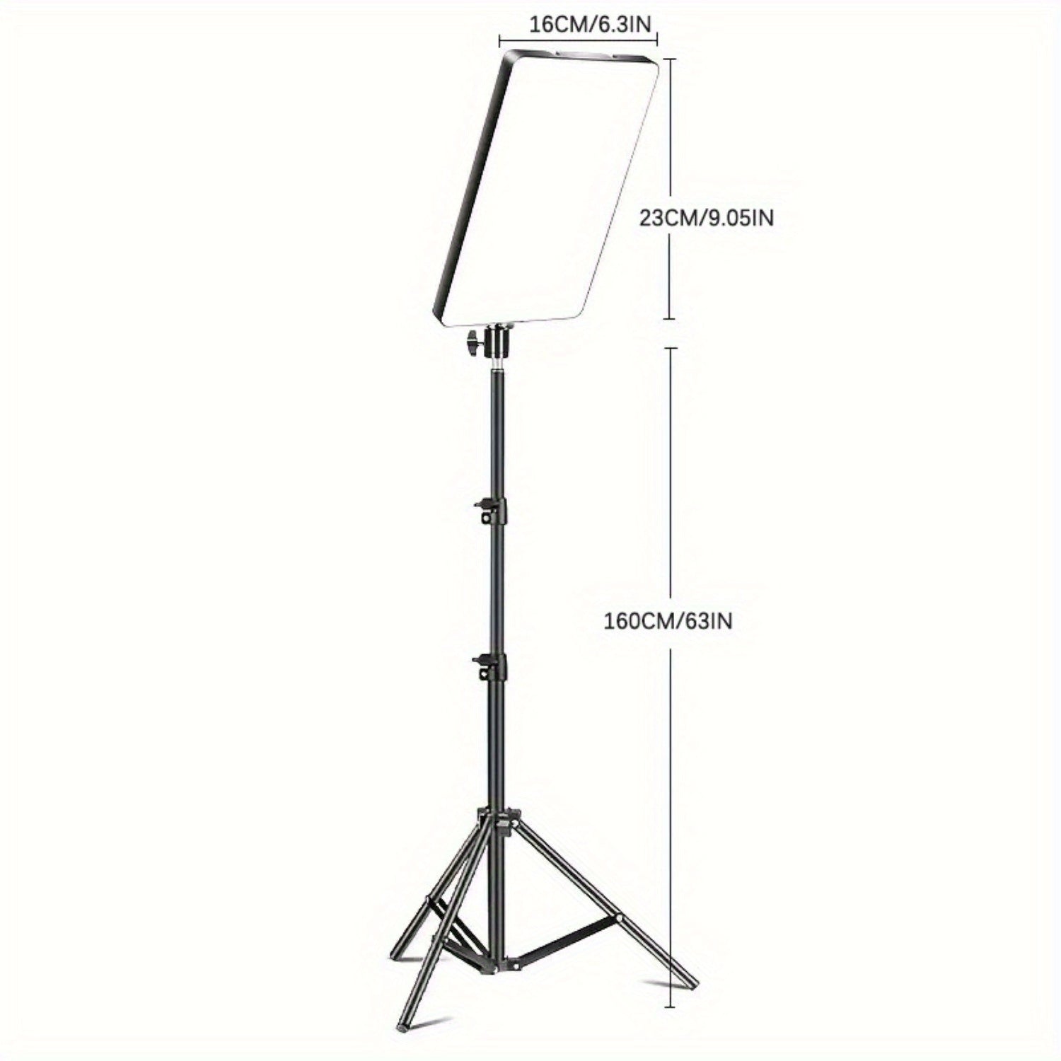 1pc 63-inch USB-powered LED Selfie and Video Conference Fill Light with Adjustable Bracket, Color Temperature 3000K-6500K Adjustable, Suitable for Photography Lighting, Recording, Live Broadcasting, Makeup and Video Blogging,