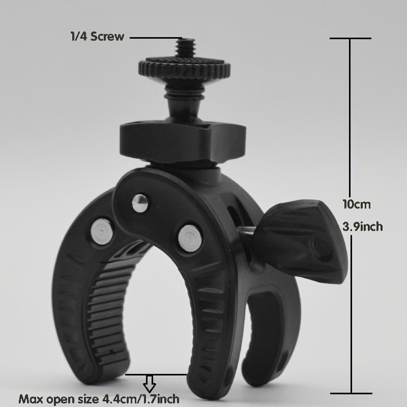 Super Clamp Mount.Camera Bike Mount Clamp with 1/4" Screw, Super Clamp Camera Mount Compatible with DSLR Camera/Action Camera/Light